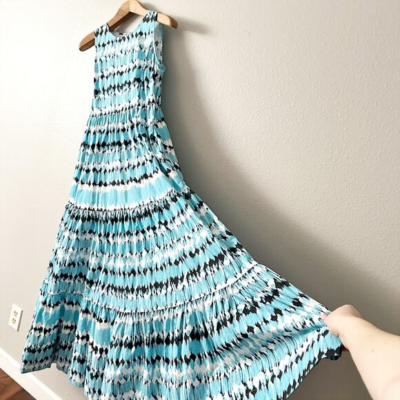 Tyler Boe Sleeveless Tiered Circle Maxi Dress Women's Size‎ Small light blue - Picture 6 of 14